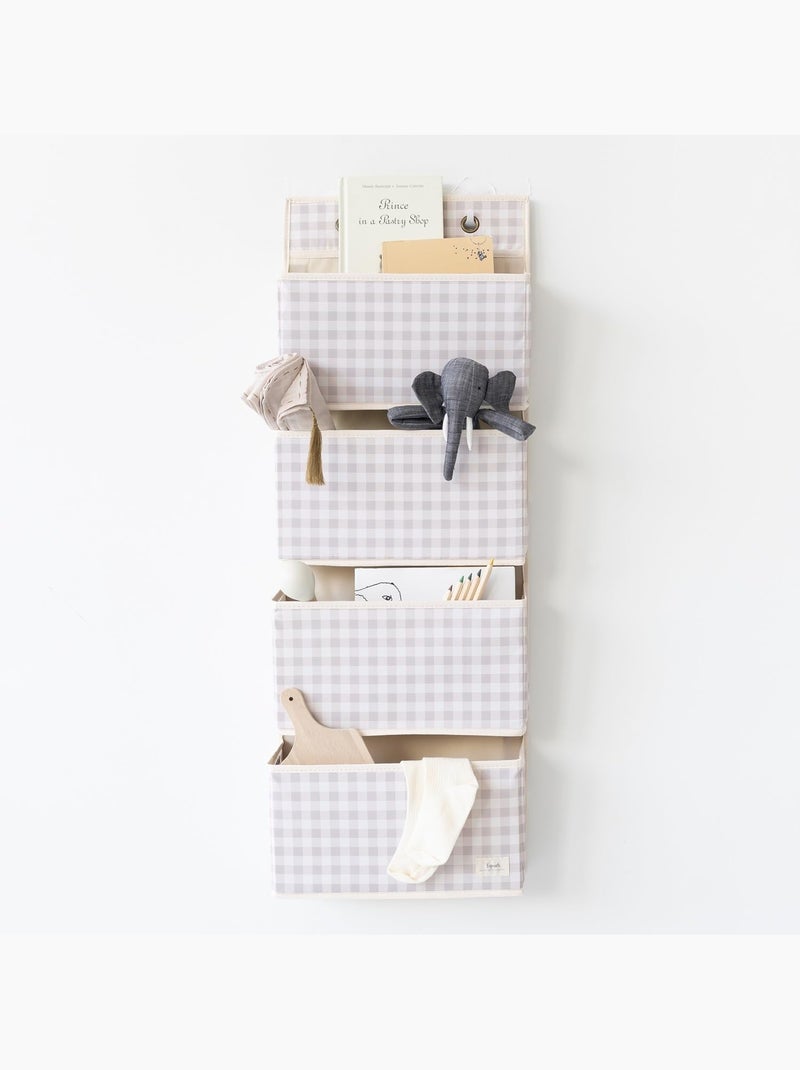 Rangement mural en tissu recyclé Beige - Kiabi