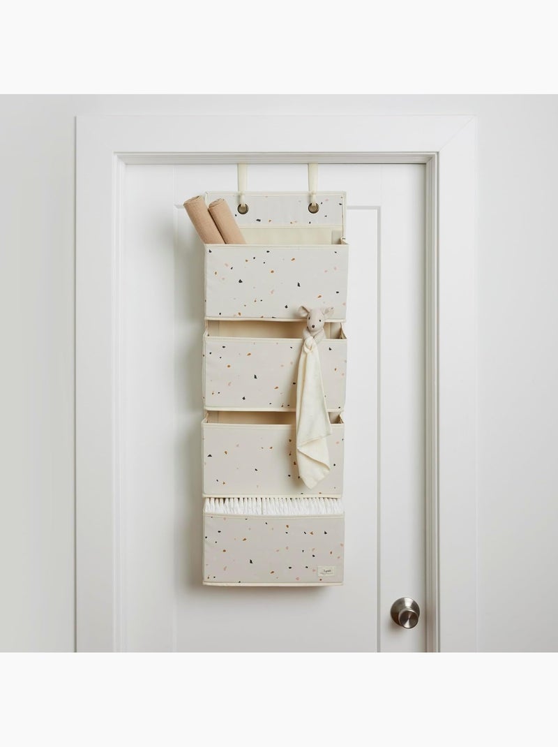 Rangement mural en tissu recyclé Blanc - Kiabi