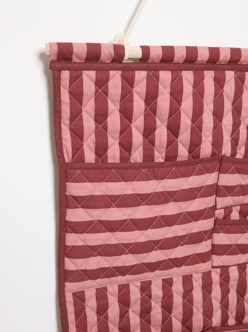 Rangement mural en tissu Rose - Kiabi