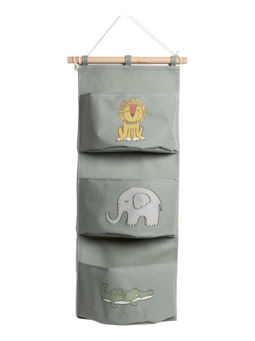 Rangement mural tissu LE ROI DE LA JUNGLE - Kiabi