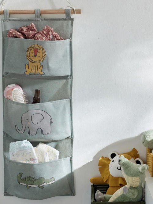 Rangement mural tissu LE ROI DE LA JUNGLE - Kiabi