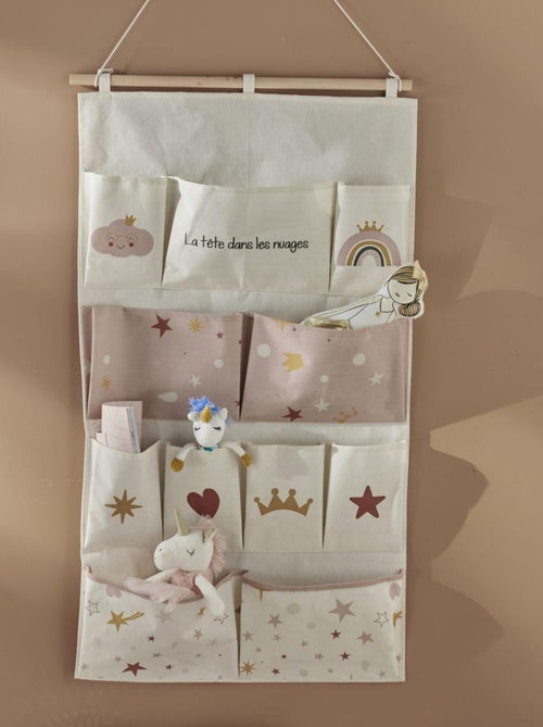 Rangement mural XL tissu LA TETE DANS LES NUAGES - Kiabi