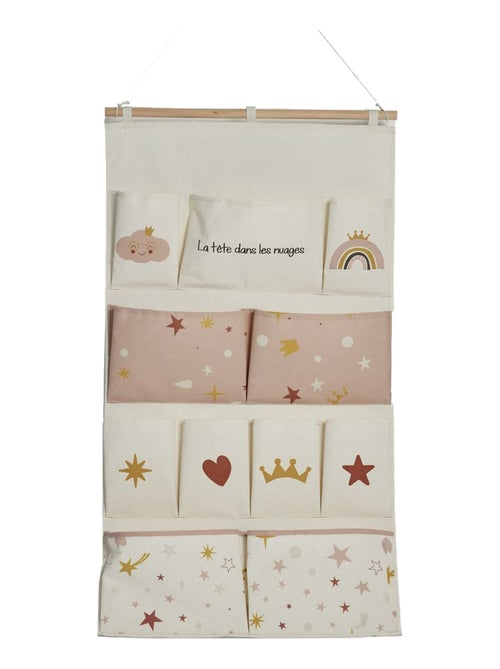 Rangement mural XL tissu LA TETE DANS LES NUAGES - Kiabi