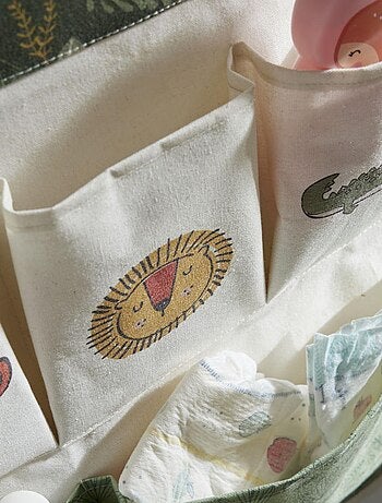 Rangement mural XL tissu LE ROI DE LA JUNGLE