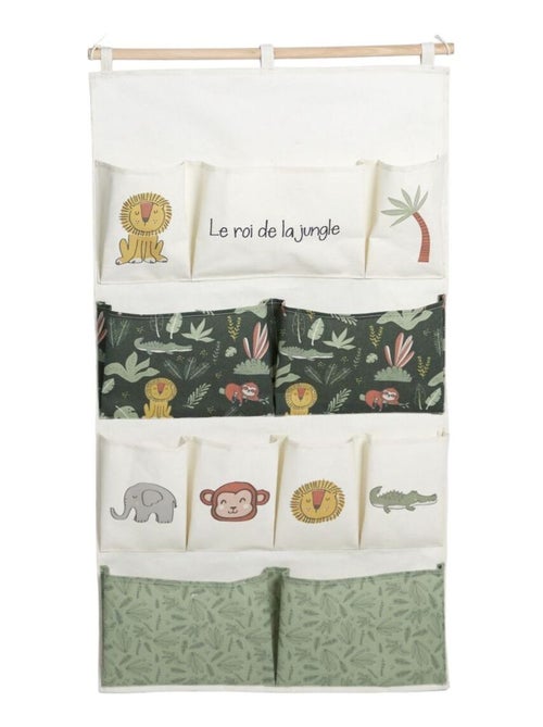 Rangement mural XL tissu LE ROI DE LA JUNGLE - Kiabi Rangement mural XL tissu LE ROI DE LA JUNGLE - Kiabi
