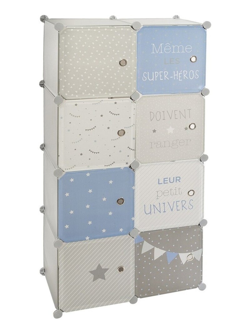 Rangement penderie bleu pour enfant Bleu - Kiabi