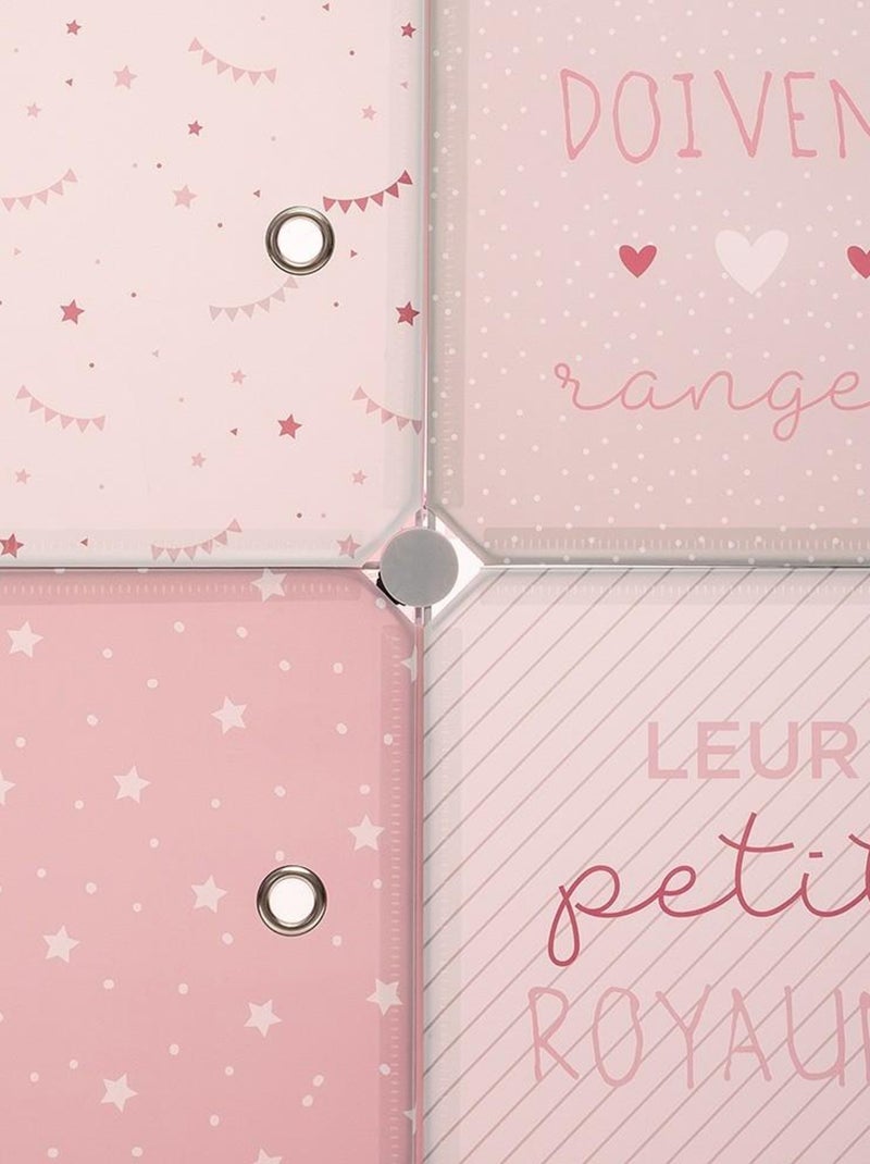 Rangement penderie rose pour enfant Rose - Kiabi