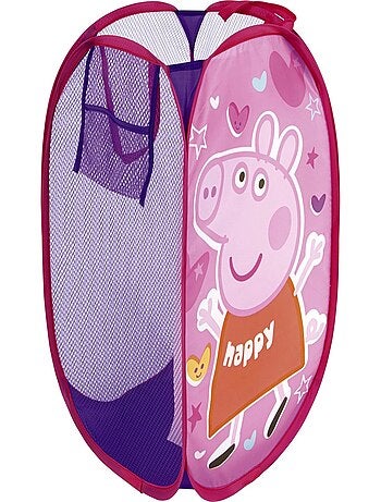 Rangement Peppa Pig Up pliant jouet peluche bac à linge panier