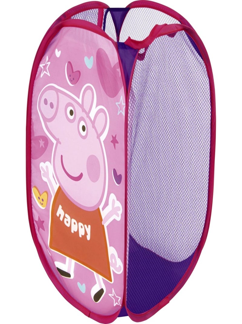 Rangement Peppa Pig Up pliant jouet peluche bac à linge panier Multicolore - Kiabi