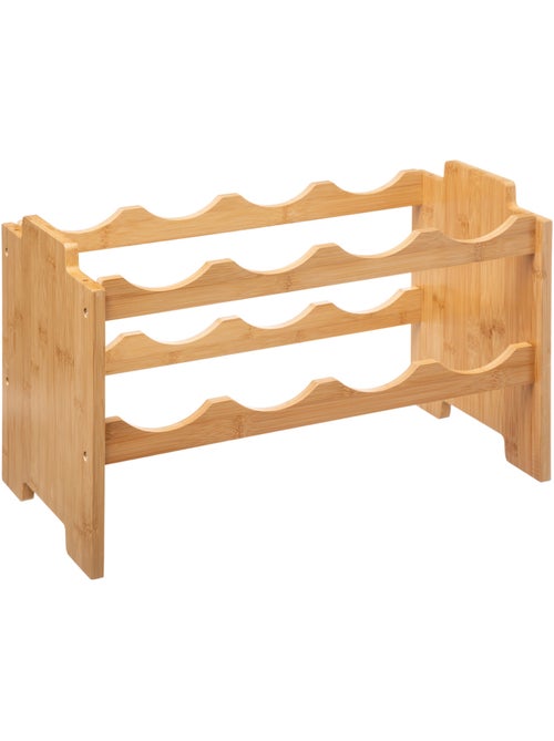 Rangement pour 8 bouteilles empilables BAMBOU - Kiabi