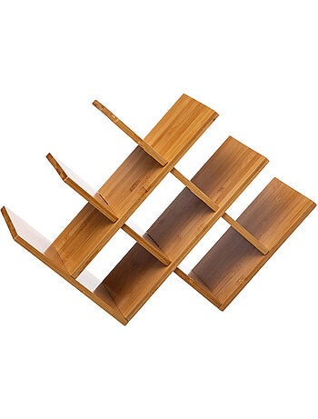 Rangement pour 8 bouteilles en bambou