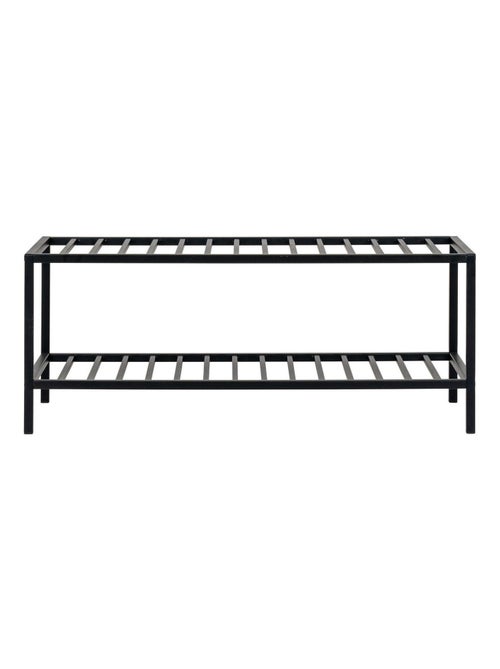 Rangement pour chaussures avec étages noir 79 x 34 - House Nordic - Kiabi