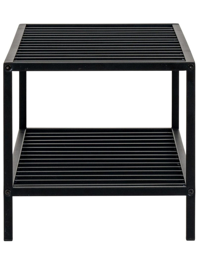 Rangement pour chaussures avec étages noir 79 x 34 - House Nordic Noir mat - Kiabi