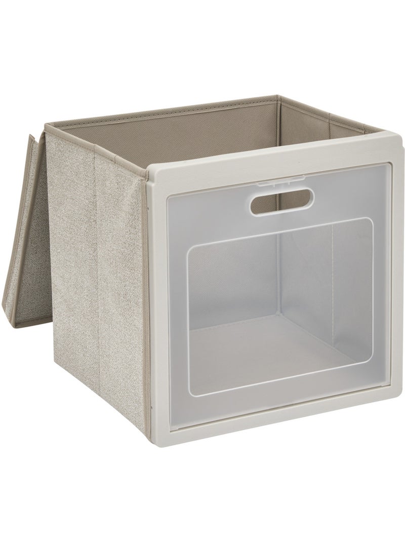 Rangement rectangulaire pliable CUBE'N DOOR Beige - Kiabi