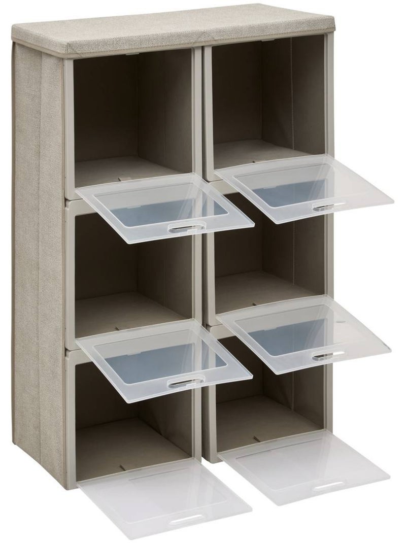 Rangement rectangulaire pliable CUBE'N DOOR Beige - Kiabi