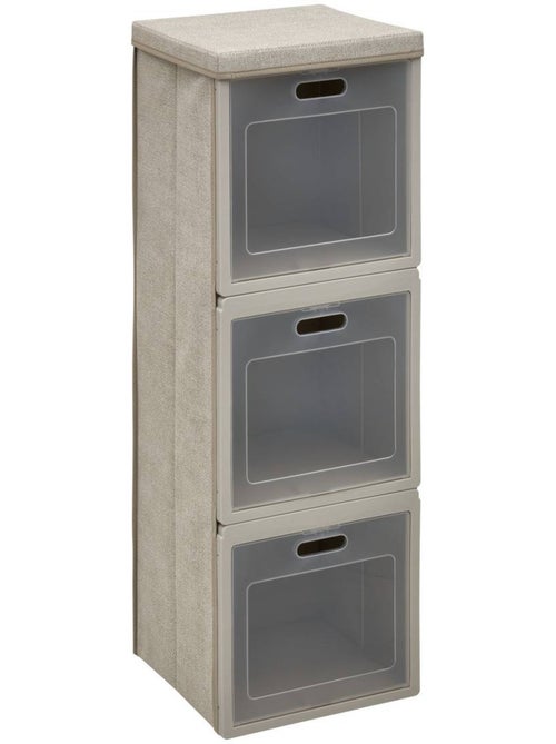 Rangement rectangulaire pliable cube'n door - Kiabi