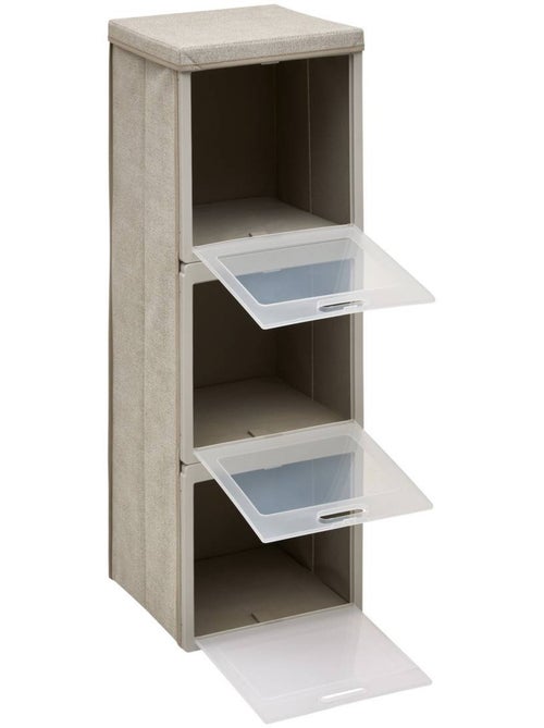 Rangement rectangulaire pliable cube'n door - Kiabi