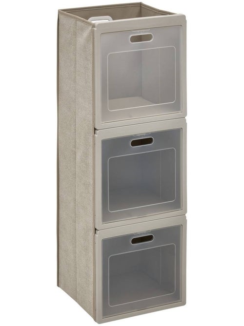 Rangement rectangulaire pliable cube'n door - Kiabi