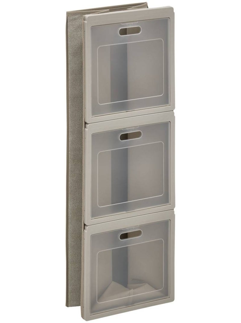 Rangement rectangulaire pliable cube'n door Beige - Kiabi