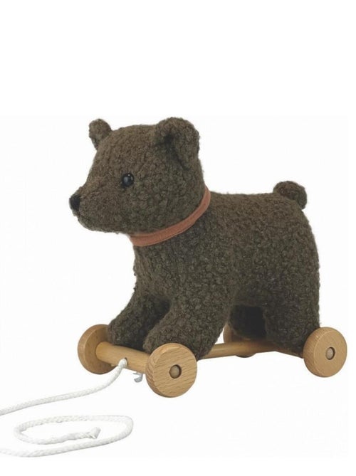 Raoul l'ours en peluche a tirer - Kiabi