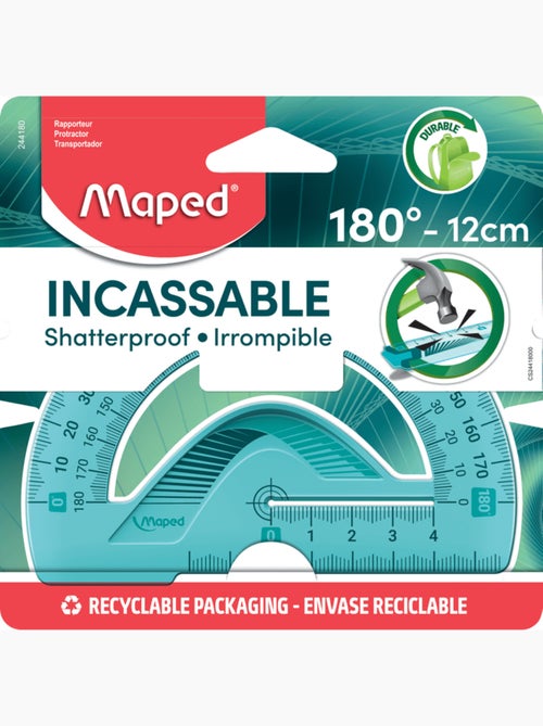 Rapporteur scolaire incassable flex - Kiabi