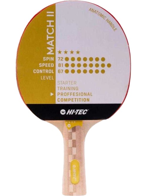 Raquette de ping-pong match - hi-tec - Kiabi Raquette de ping-pong match - hi-tec - Kiabi