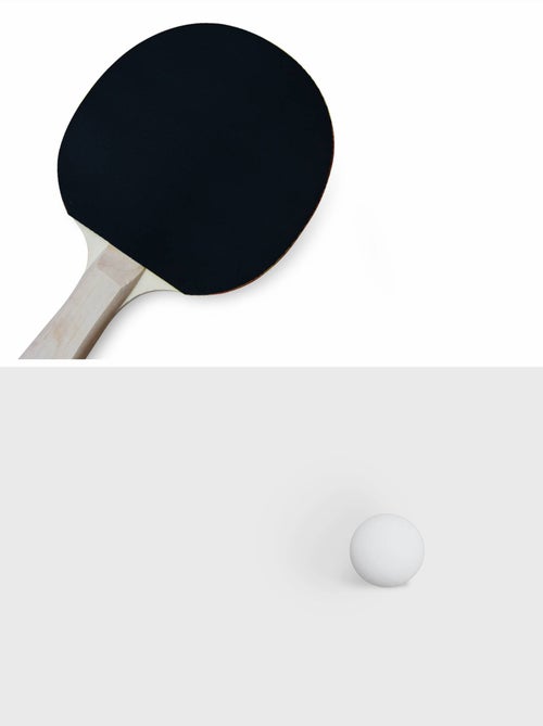 Raquette ping pong (lot de 2) + 3 balles - Kiabi