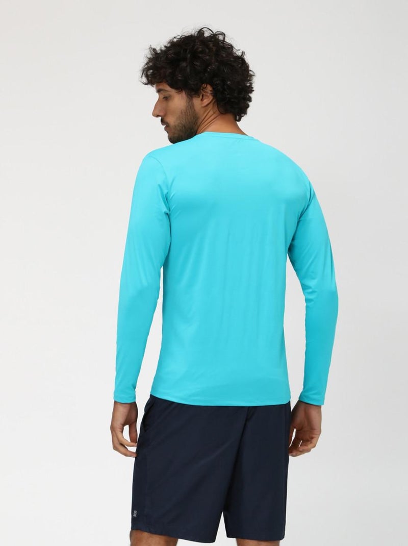 Rash Guard Bem estar UV Line Bleu - Kiabi