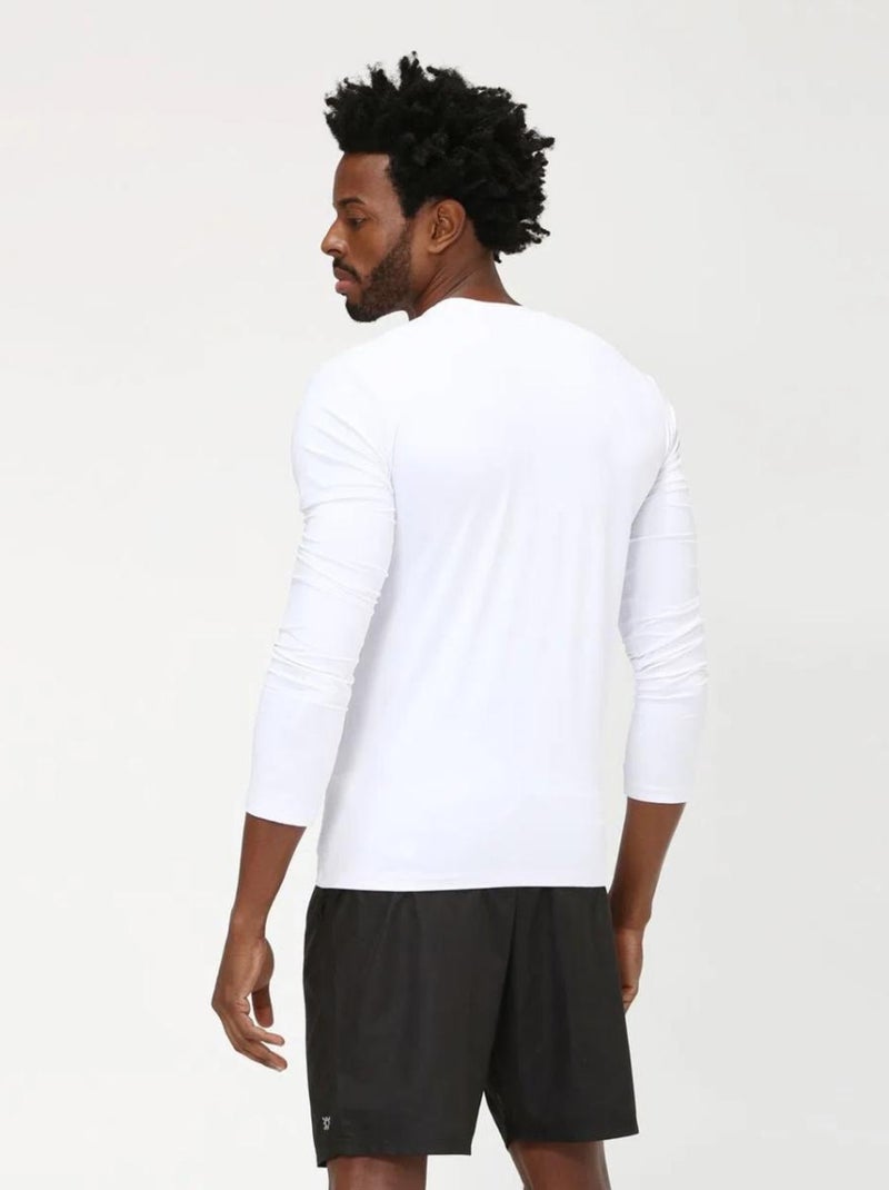 Rash Guard Classics UV Line Blanc - Kiabi