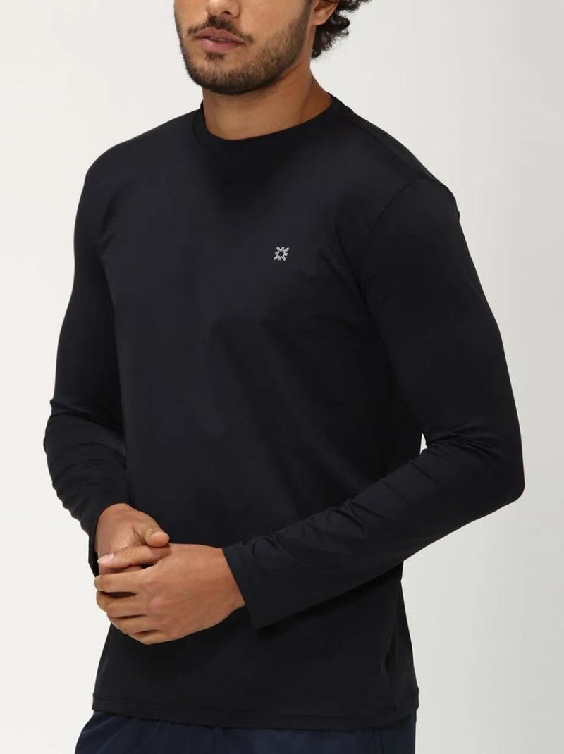 Rash Guard Classics UV Line Noir - Kiabi