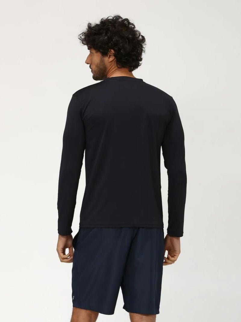 Rash Guard Classics UV Line Noir - Kiabi