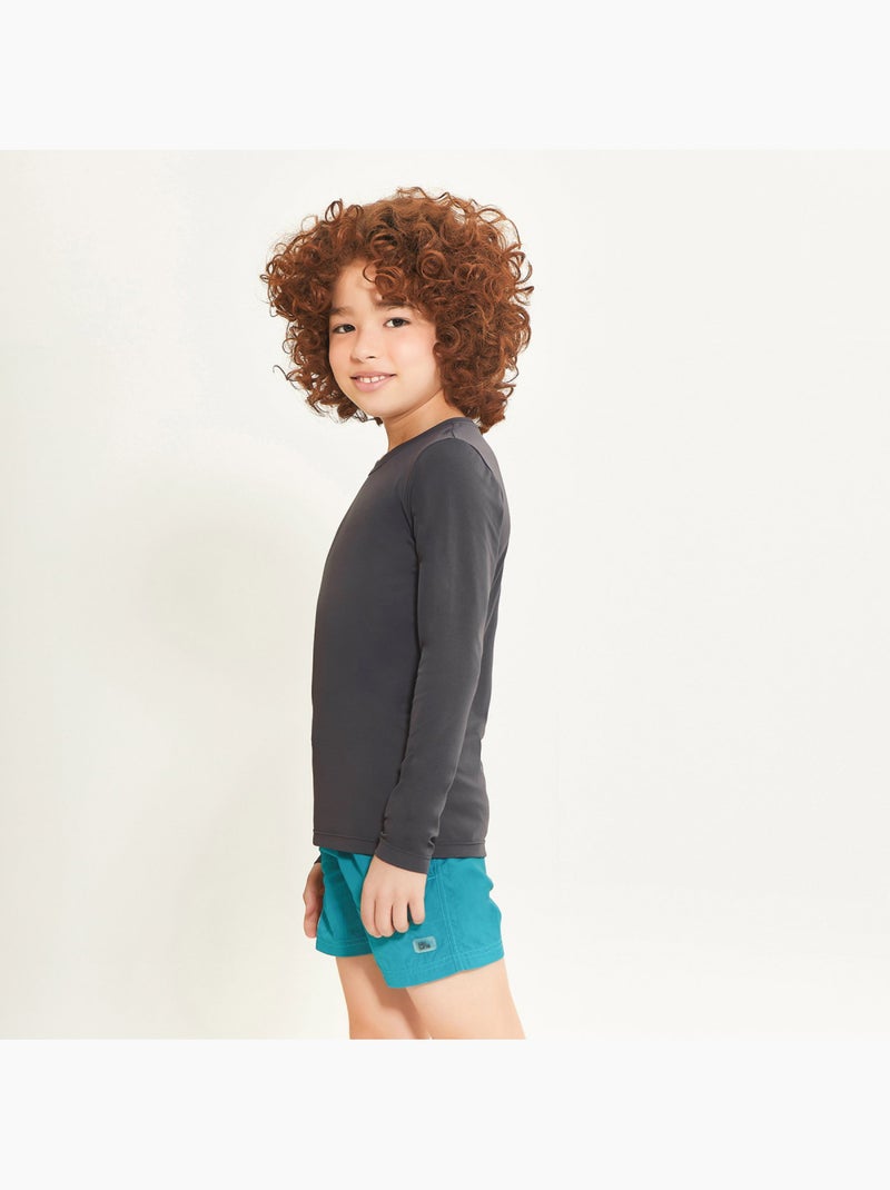 Rash Guard Classics UV Line Noir - Kiabi
