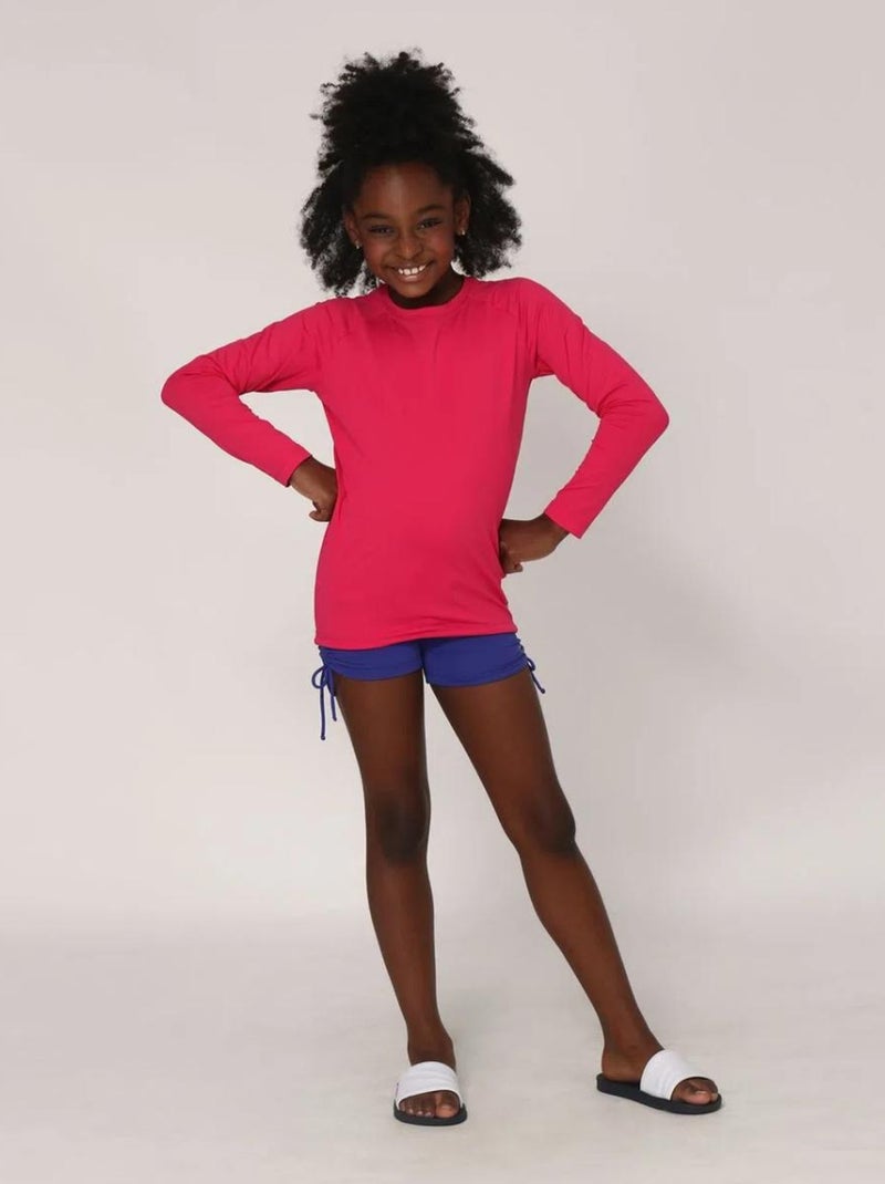 Rash Guard Classics UV Line Rose - Kiabi