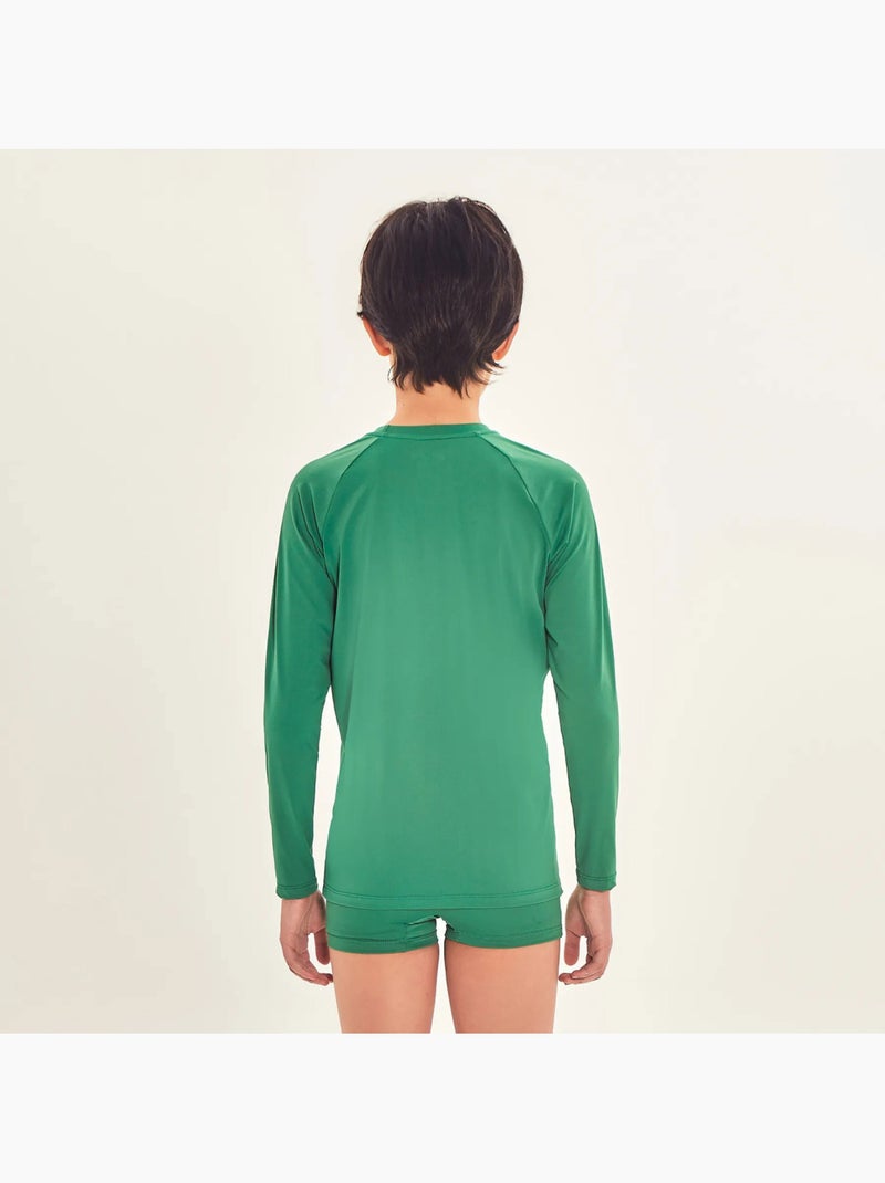 Rash Guard Classics UV Line Vert - Kiabi