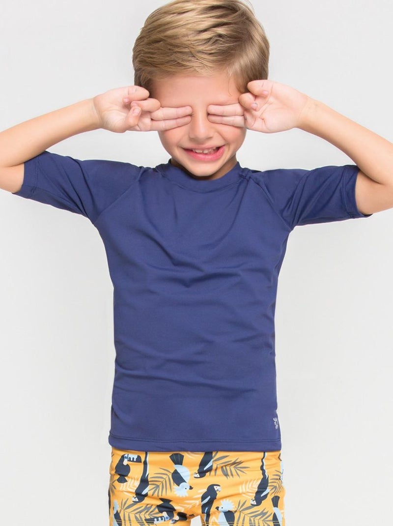 Rash Guard Movimentando-se UV Line Bleu marine - Kiabi