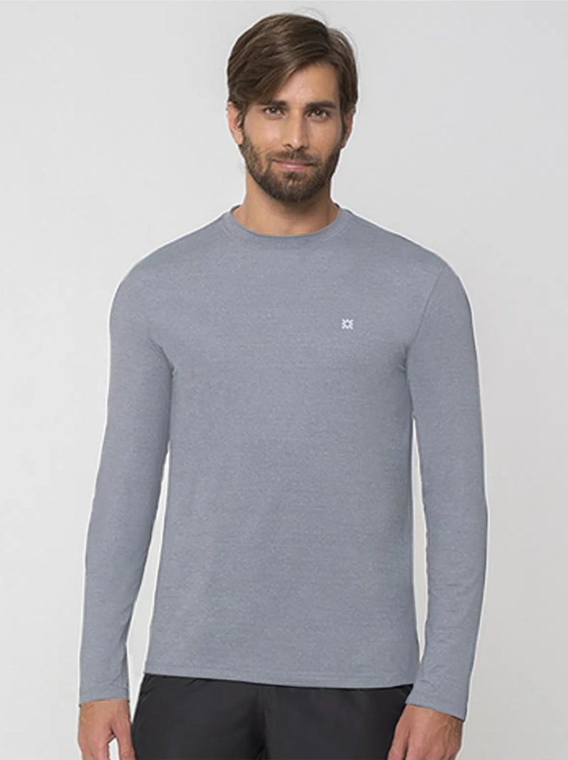 Rash Guard Movimentando-se UV Line Gris - Kiabi