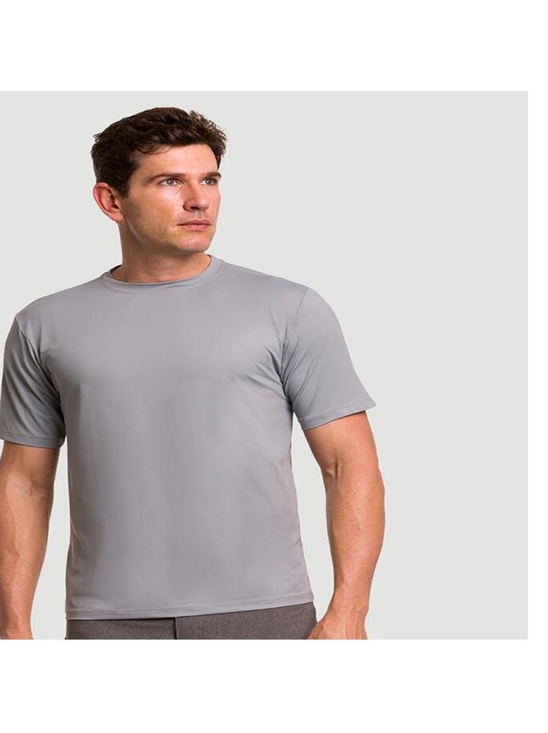 Rash Guard Movimentando-se UV Line Gris - Kiabi