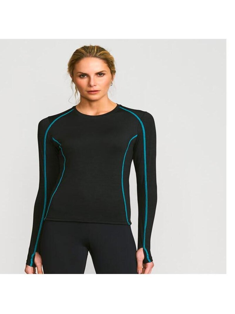 Rash Guard Movimentando-se UV Line Noir - Kiabi
