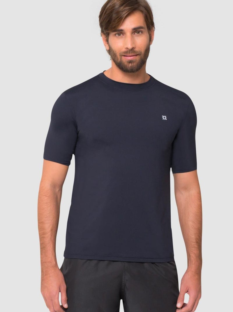 Rash Guard Movimentando-se UV Line Noir - Kiabi