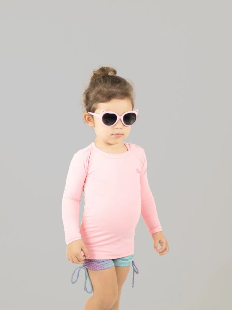 Rash Guard Movimentando-se UV Line Rose - Kiabi