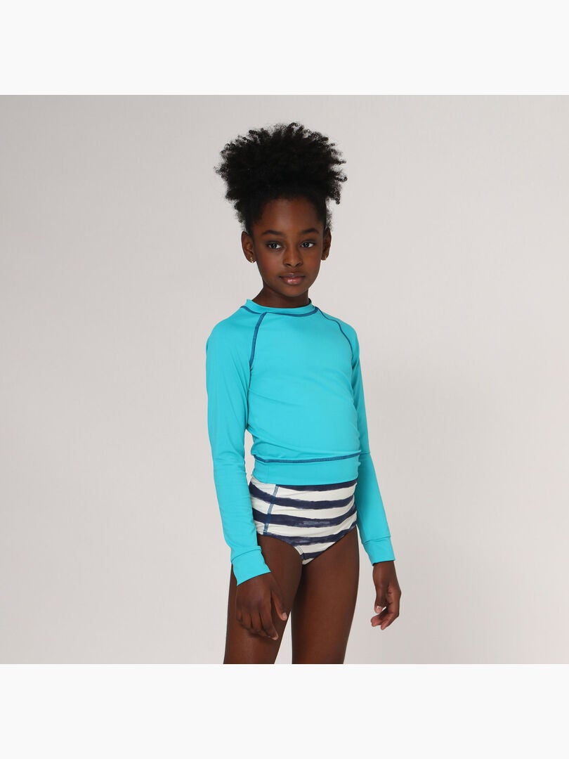 Costume Uv Protezione Maglia UV Bambini UPF50+ Con Cappuccio | Maniche Lunghe | Asciugatura Rapida | 4-14 Anni Maglia Anti Uv A Cosa Serve - 8