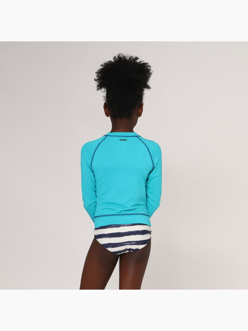 Costume Uv Protezione Maglia UV Bambini UPF50+ Con Cappuccio | Maniche Lunghe | Asciugatura Rapida | 4-14 Anni Maglia Anti Uv A Cosa Serve - 12