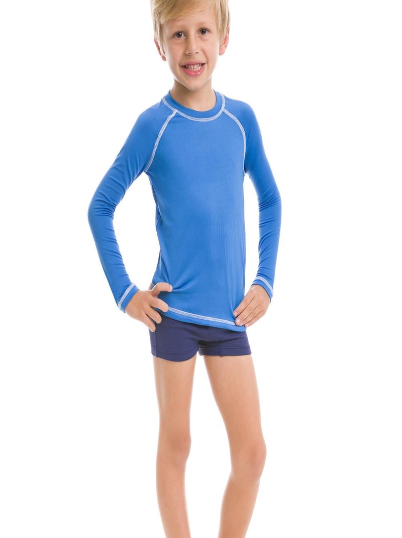 Rash Guard  UV Line Bleu - Kiabi