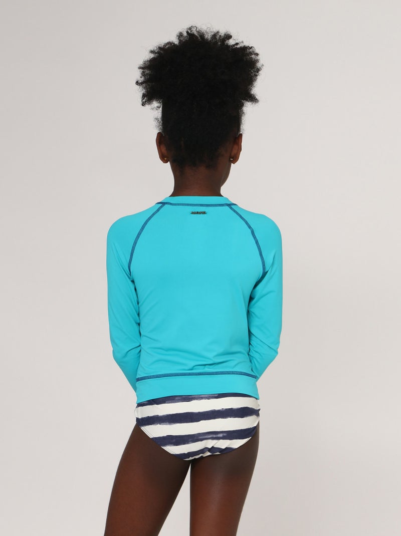 Rash Guard  UV Line Bleu - Kiabi