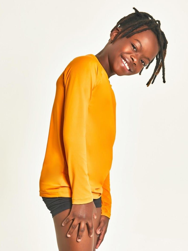 Rash Guard  UV Line Jaune - Kiabi
