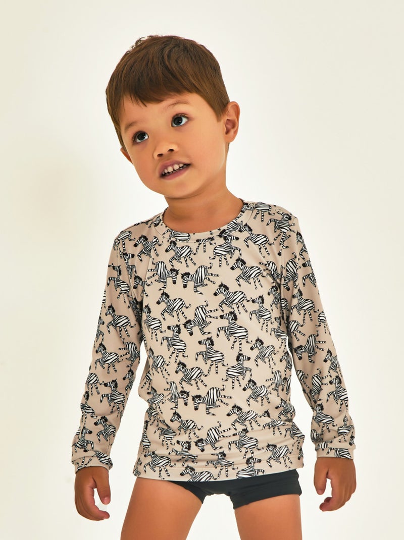 Rash Guard  UV Line Noir - Kiabi