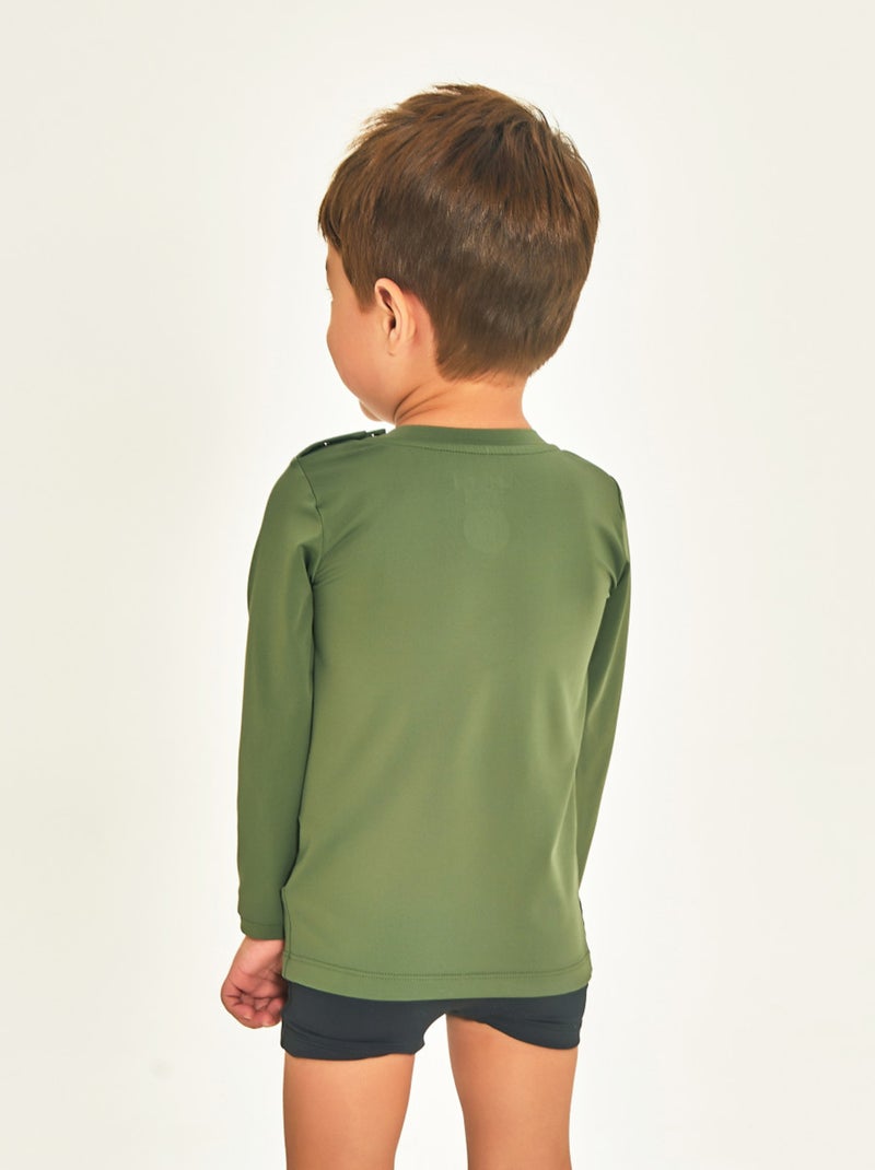 Rash Guard  UV Line Vert - Kiabi