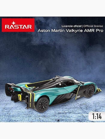 Rastar aston martin valkyrie amr pro voiture télécommandée avec lumières 1:14
