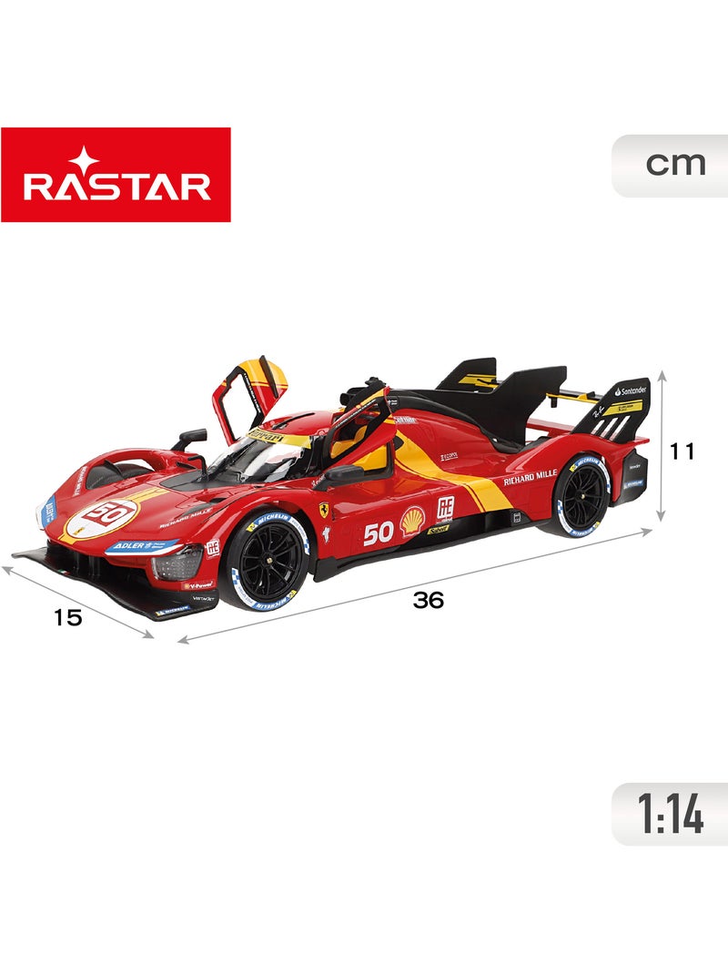 Rastar ferrari 499p le mans voiture télécommandée 1:14 N/A - Kiabi