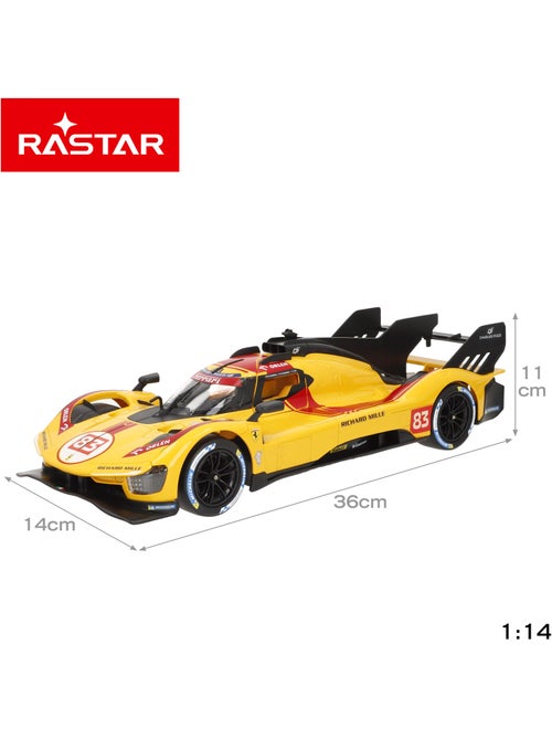 Rastar ferrari 499p radiocommandée voiture n° 83, échelle 1:14 - Kiabi